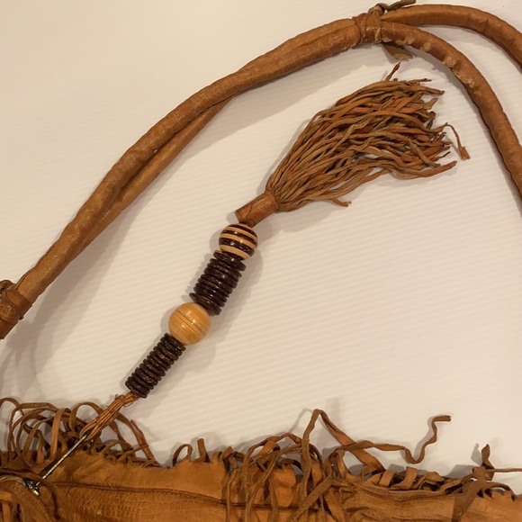Lisandro Sarasola Vintage Hobo Fringe Handbag - Picture 7 of 10